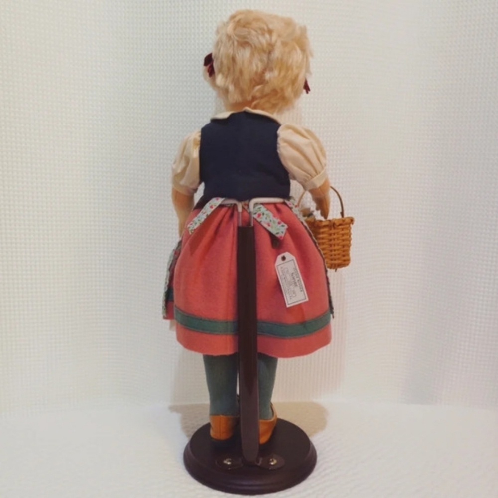 Ultra Rare Steiff John Wright Kinder Sophie Doll Vermont Felt 17" - Picture 8 of 15